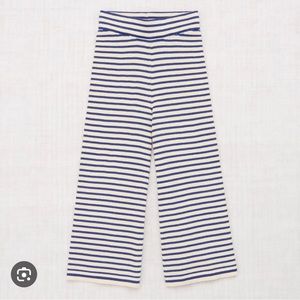 Misha and Puff Mini Stripe Bell Pant in Blue Violet size 3-4 kids